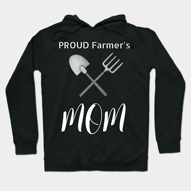 Proud Farmer's Mom Hoodie by NivousArts